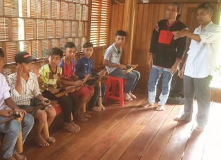 Cư Đrăm - Krông Bông: Lớp học đánh chiêng ở nhà anh Tho