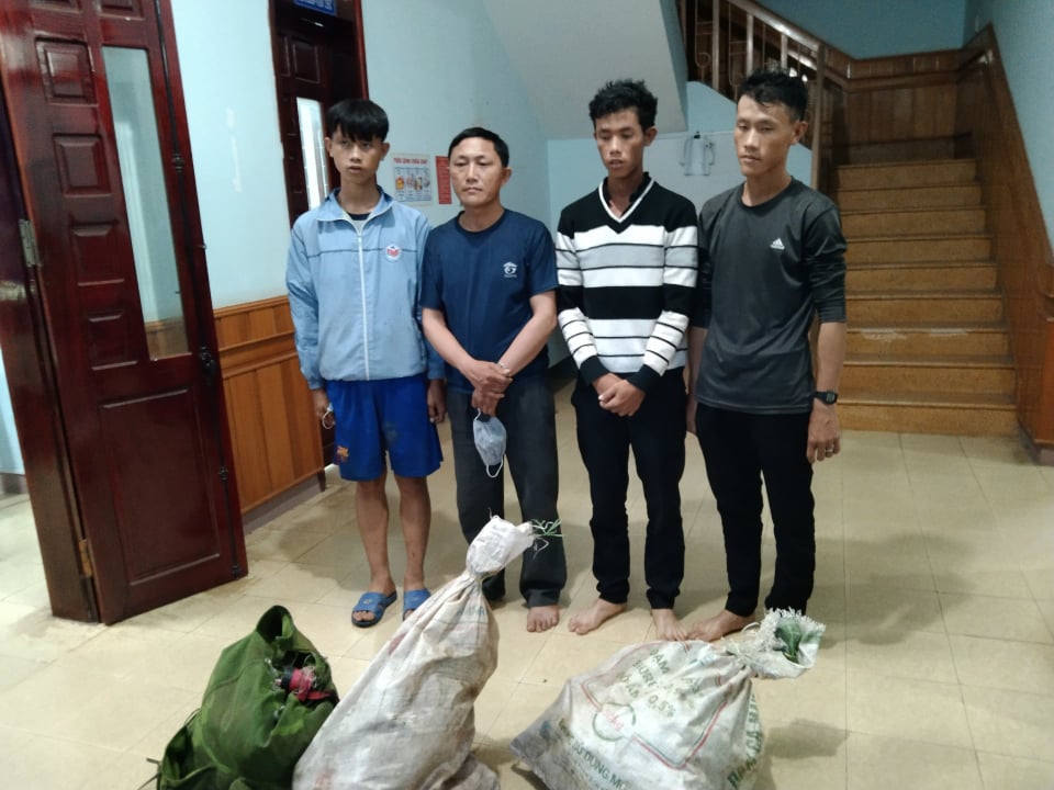 Hạt Kiểm lâm huyện Krông Bông bắt giữ 4 đối tượng săn bắn sơn dương quý hiếm
